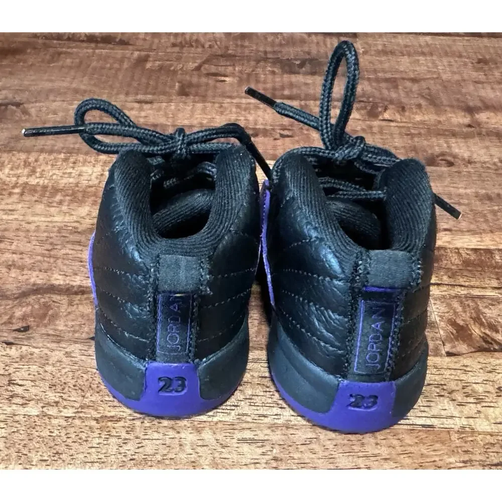 Nike Air JORDAN 12 Retro Field Purple Black 850000-057 Shoes Toddler Size 4C, 23